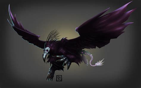 Gryphon Raven Ravephon By Dragonraine On Deviantart