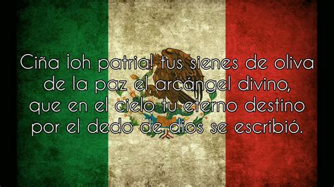 Himno Nacional Mexicano Versi N Escolar Youtube