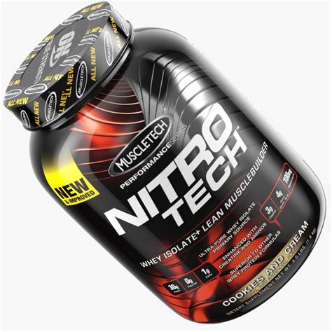 Nitro Tech Supplement Bottle Model Turbosquid 1854097