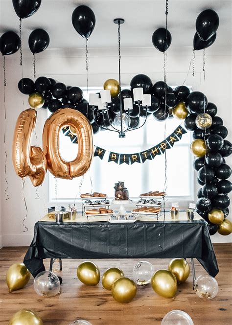 40th Birthday Themes For Him Start At Home Decor