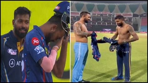 Hardik Pandya And Krunal Pandya Video First Clashed On The Field Then