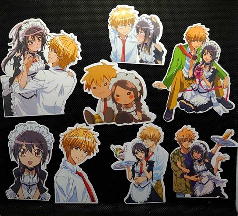 Maid Sama Stickers Count Takumi Usui And Misaki Ayuzawa Etsy