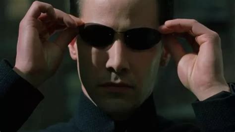 The Sunglasses Worn By Neo Keanu Reeves In The Movie The Matrix