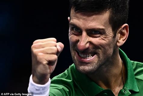 Novak Djokovic Cruises Into The Semi Finals Of The ATP Finals With