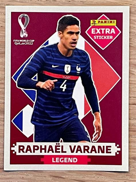 Panini Extra Sticker Raphaël Varane WM Qatar 2022 Kaufen auf Ricardo