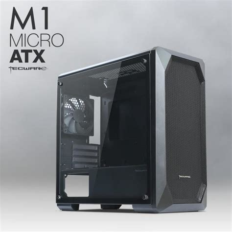 Tecware M1 Micro Mid Tower Tempered Glass Gaming Case Lazada Ph