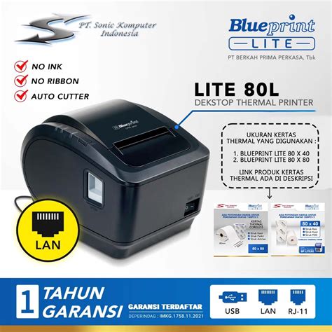 Jual Printer Kasir Thermal Blueprint Bp Lite L Usb Rj Lan Lite L