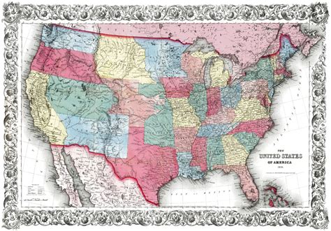 American History Maps – Legends of America