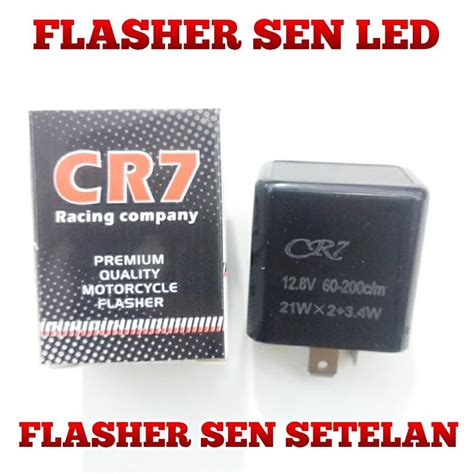 Jual Flasher Cr Flaser Relay Lampu Sen Sein Hazard Bohlam Led Motor