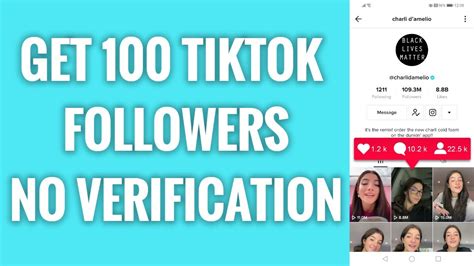 How To Get 100 Free Tiktok Followers No Verification Youtube