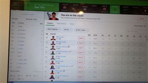 Drafting My Fantasy Football Teams Youtube