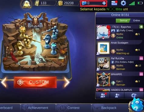 Cara Beli Diamond Mobile Legends Pakai Pulsa