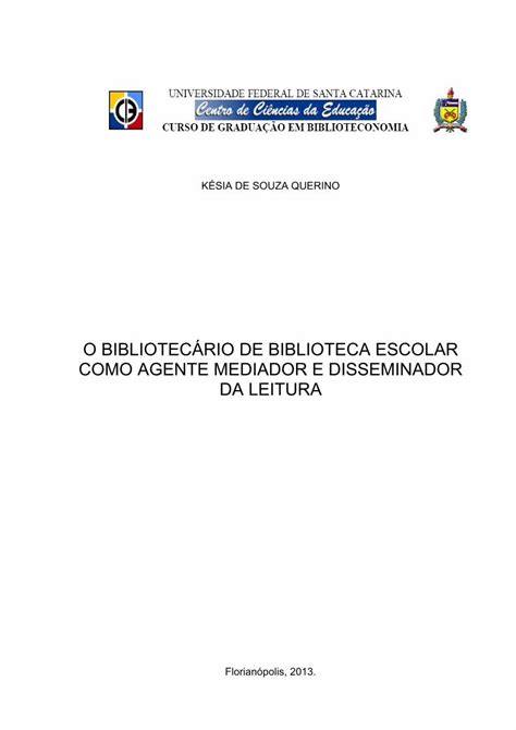 Pdf O BibliotecÁrio De Biblioteca Escolar Como · Biblioteca Escolar