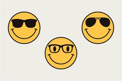 Sunglasses Smiley Face Svg Happy Smiley Face Svg Cut Files