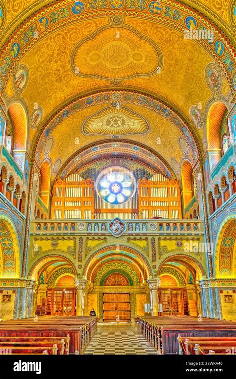 Interior of the Szeged Cathedral, HDR Image Stock Photo - Alamy