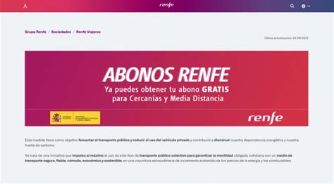 Ya se pueden adquirir los abonos gratuitos de Renfe en Castelló