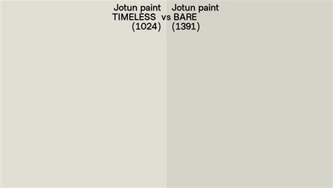 Jotun Paint TIMELESS Vs BARE Side By Side Comparison