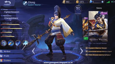 Yun Zhao / Zilong Mobile Legends: Son of The Great Dragon - GemsGeek