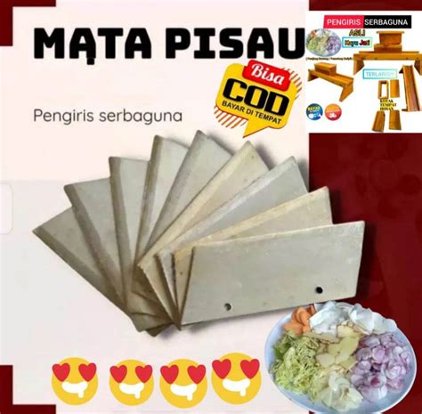 Bisa Cod Pengiris Serbaguna Pengiris Bawang Pemotong Keripik Kentang