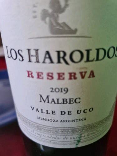 2019 Los Haroldos Reserva Malbec Vivino US