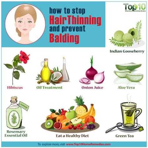 How To Stop Hair Thinning And Prevent Balding Top 10 Home Remedies