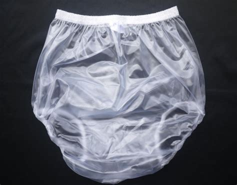 Clear PVC Plastic Pants Adult Diaper Nappy Incontinence ABDL Etsy