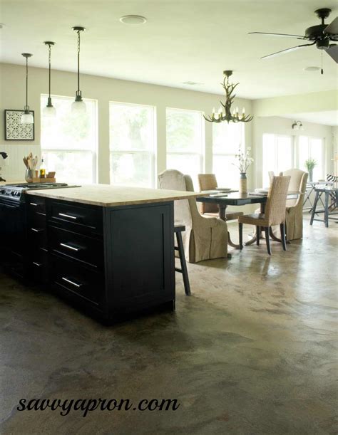 Stained Concrete Floors Kitchen Flooring Guide By Cinvex