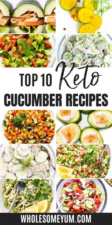 Cucumber Carbs Are Cucumbers Keto Wholesome Yum