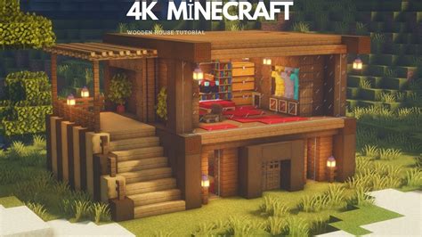 Minecraft ağaç ev yapımı Minecraft How to Build a Wooden House