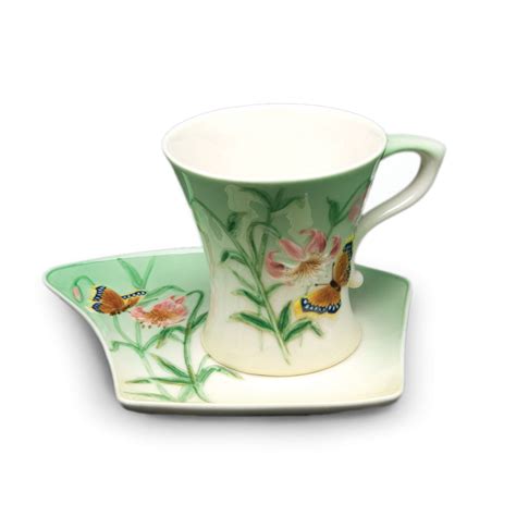 Butterfly Tea Cup And Saucer Rhinoceros Accessories