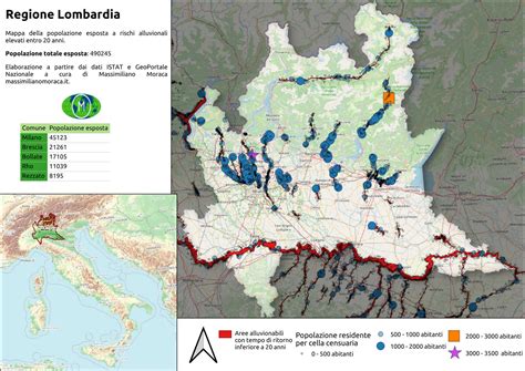 Le Aree A Maggior Rischio Alluvione In Italia Massimiliano Moraca