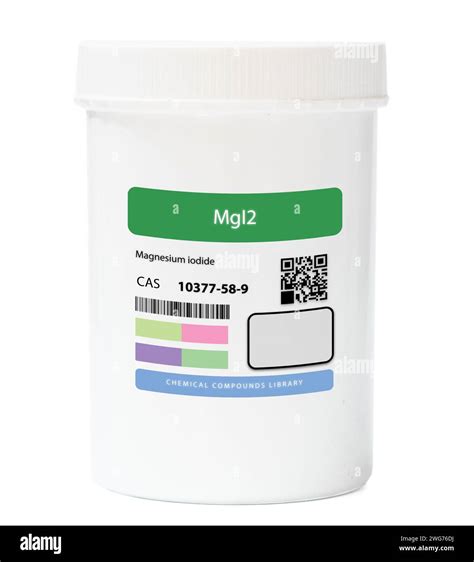 Mgi Magnesium Iodide Chemical Compound Cas Number Stock