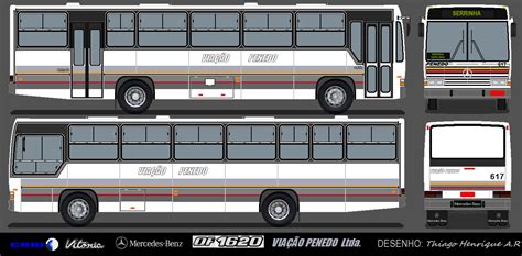 DESENHO DE ONIBUS RESENDE RJ ONIBUS VIAÇÃO PENEDO CAIO VITORIA