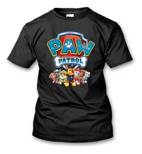 Playera Paw Patrol Perritos Todas Las Tallas Meses sin interés