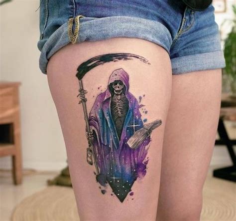 Mejores Tatuajes De La Santa Muerte Con Significados