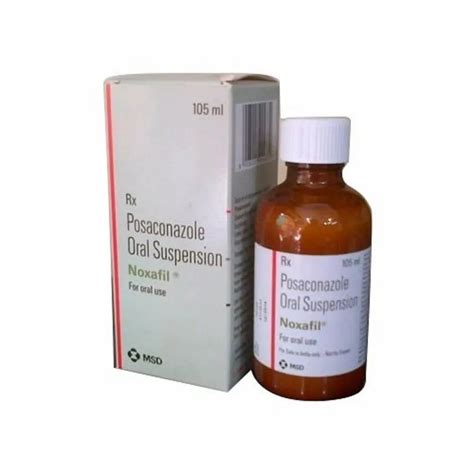 Noxafil Posaconazole Oral Suspension Bottle At Rs 13998 Bottle In Pune