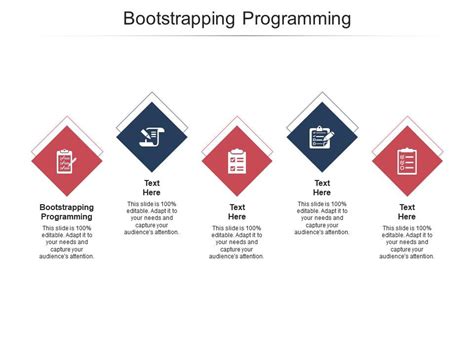 bootstrapping programming  powerpoint  portfolio shapes