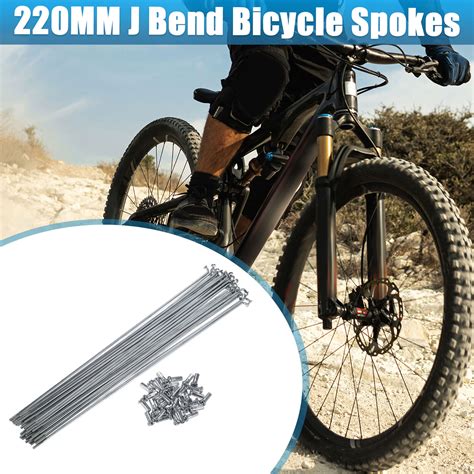 Pcs G J Bend Bicycle Steel Spokes Mm Cycle Spokes With