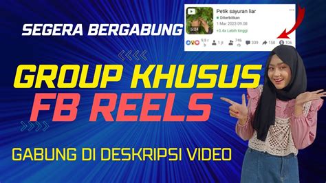 group fb reel yg wajib diikuti kreator facebook   uang
