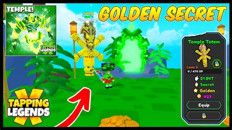 Secret Pet Tapping Legends X Secret Golden Temple Totem Pet