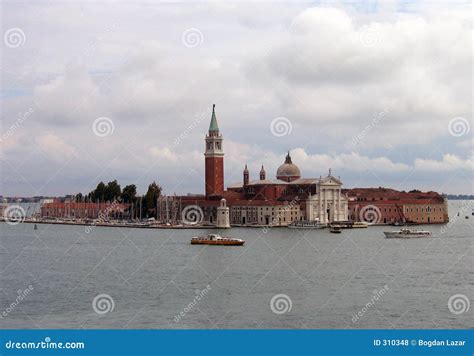 Île D â Venise Italie De San Giorgio Maggiore Photo stock Image du