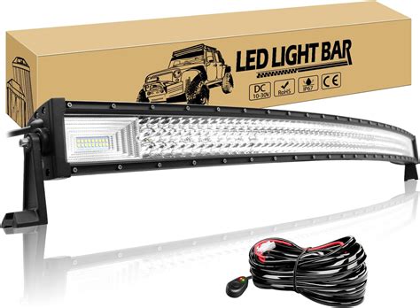 Willpower Inch W Curved Led Light Bar Spot Flood Combo Beam Led