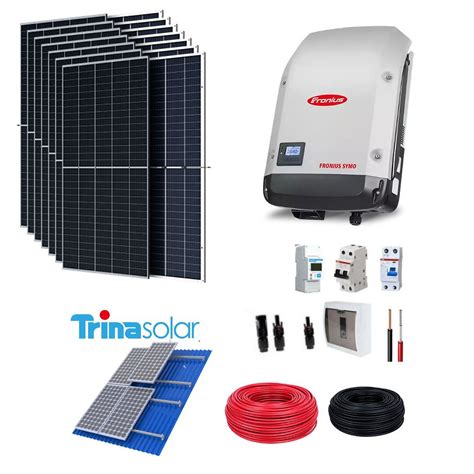 Kit a Red Fronius 5 0kW Monofásico Enersol S A