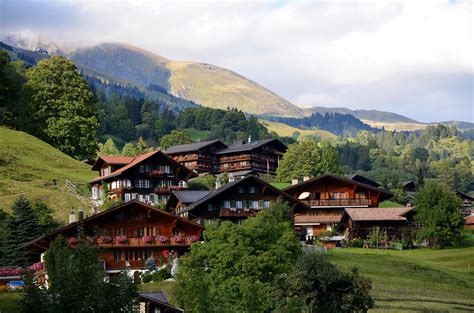 Grindelwald, Switzerland, Houses, Roads, Mountains, HD Wallpaper | Rare Gallery