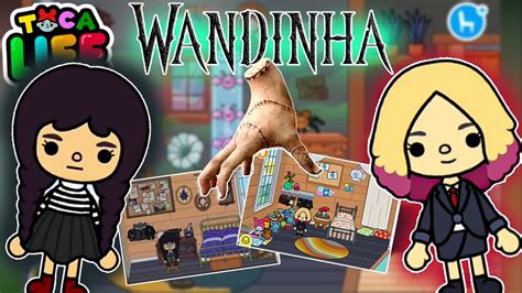 Quarto WANDINHA Vs Quarto Enid No Toca Life World Toca Boca