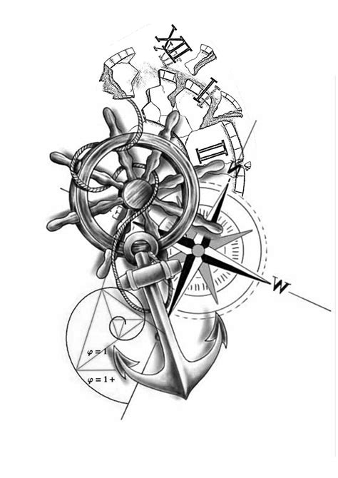 Compass Tattoo Design By Cassiemunson Art On Deviantart Compass Tattoo Design Nautical Compass