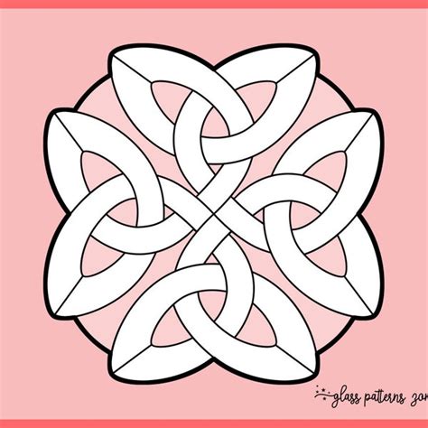 Celtic Knot Stained Glass Etsy