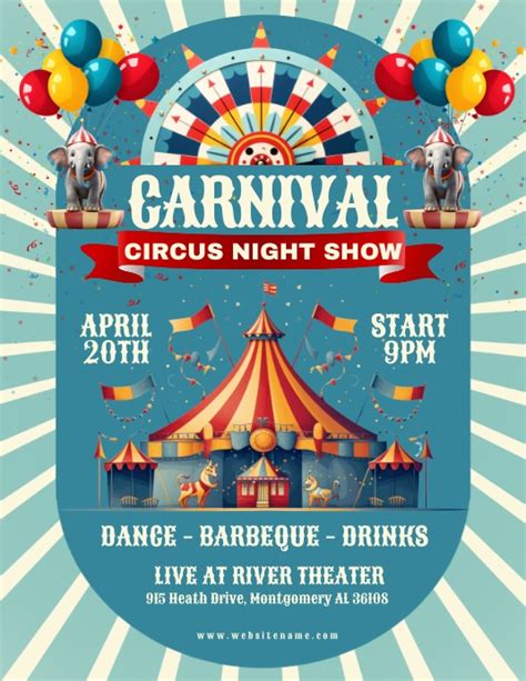 Circus Flyer Template | PosterMyWall