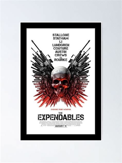 "The Expendables Movie Poster" Poster for Sale by senoarloke | Redbubble