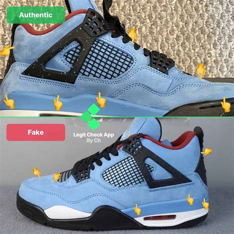 How To Spot Fake Travis Scott Air Jordan 4 - Legit Check By Ch